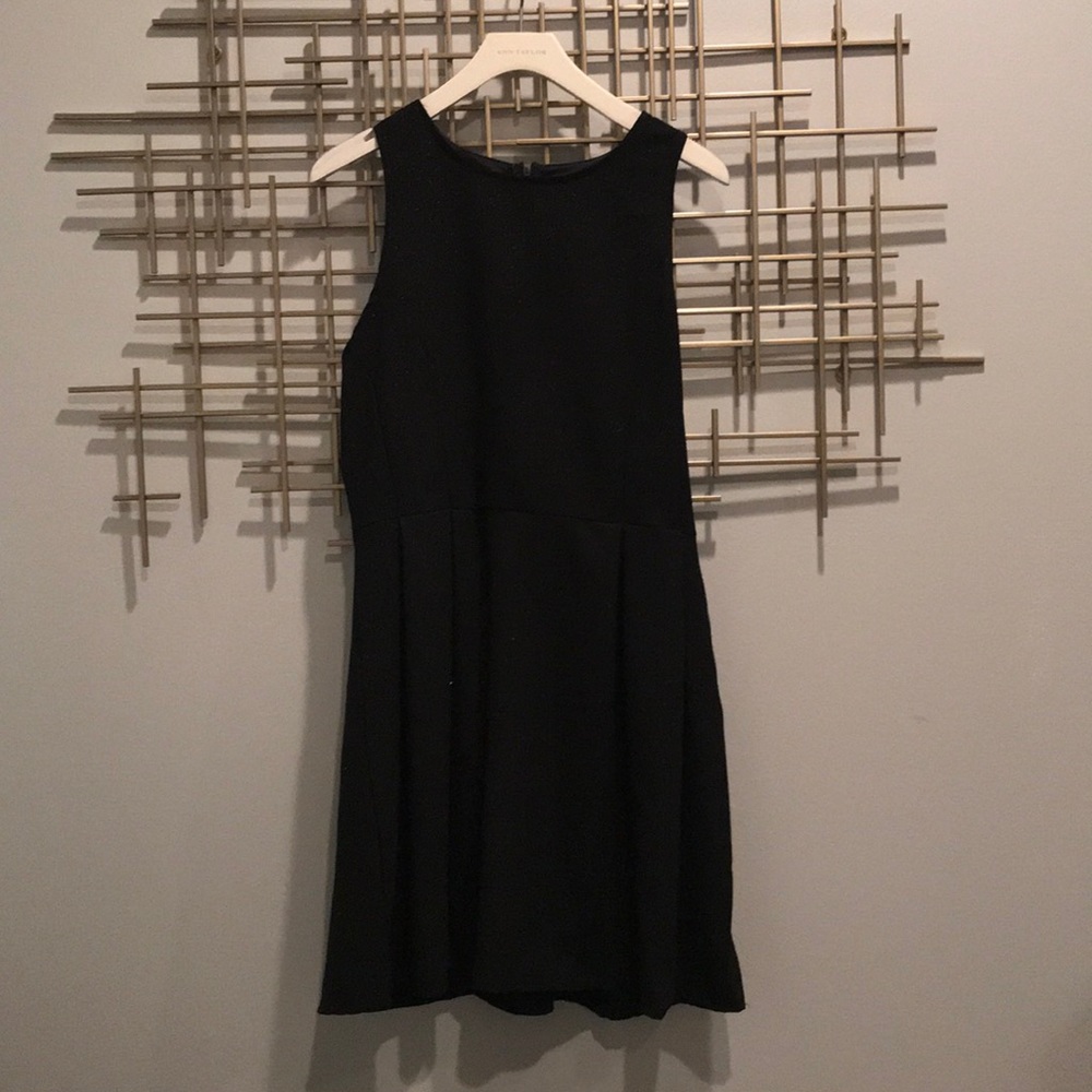 Little black dress with a smidgen of shimmer (L)